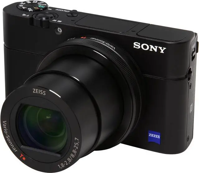 Alt view image 5 of 8 - SONY Cyber-shot RX100 III Black 20.1MP 2.9X Optical Zoom 25mm Wide Angle Digital Camera HDTV Output