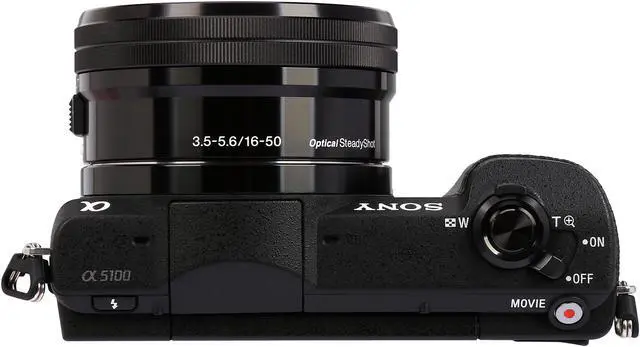 Alt view image 6 of 11 - SONY Alpha 5100 ILCE-5100L/B Black 24.3 MP 3.0" 921.6K Touch LCD Mirrorless Camera w/ 16-50mm lens