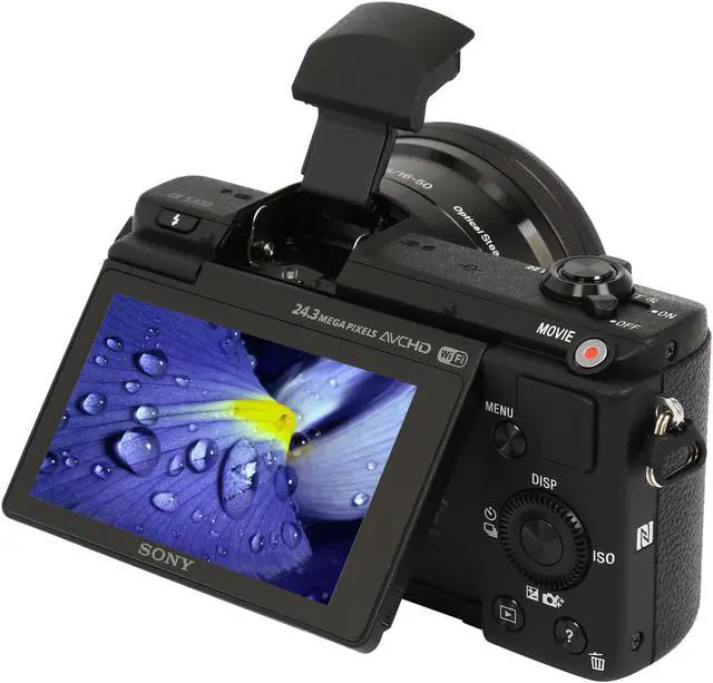 Alt view image 8 of 11 - SONY Alpha 5100 ILCE-5100L/B Black 24.3 MP 3.0" 921.6K Touch LCD Mirrorless Camera w/ 16-50mm lens