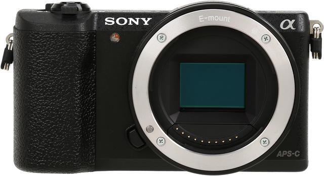 Alt view image 3 of 11 - SONY Alpha a5100 ILCE-5100/B Black 24.3 MP 3.0" 921.6K Touch LCD Mirrorless Camera - Body