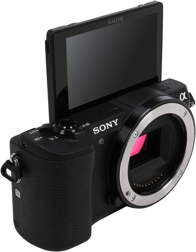 Alt view image 10 of 11 - SONY Alpha a5100 ILCE-5100/B Black 24.3 MP 3.0" 921.6K Touch LCD Mirrorless Camera - Body