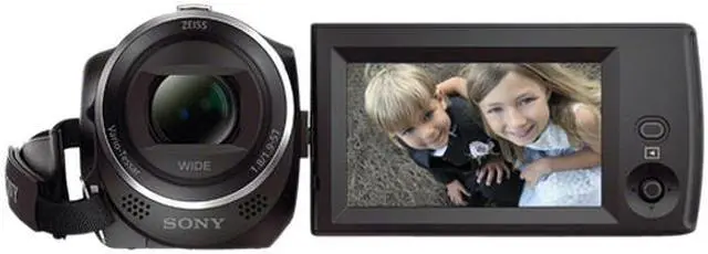 Alt view image 4 of 4 - SONY CX440 HDR-CX440/B Black 1/5.8'' back-illuminated Exmor R CMOS 2.7" 230.4K LCD 30X Optical Zoom Full HD HDD/Flash Memory Camcorder