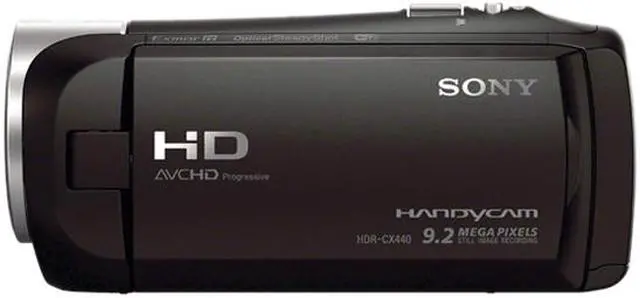 Alt view image 2 of 4 - SONY CX440 HDR-CX440/B Black 1/5.8'' back-illuminated Exmor R CMOS 2.7" 230.4K LCD 30X Optical Zoom Full HD HDD/Flash Memory Camcorder
