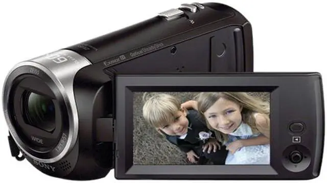 Alt view image 3 of 4 - SONY CX440 HDR-CX440/B Black 1/5.8'' back-illuminated Exmor R CMOS 2.7" 230.4K LCD 30X Optical Zoom Full HD HDD/Flash Memory Camcorder