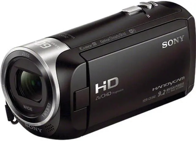 Main image of SONY CX440 HDR-CX440/B Black 1/5.8'' back-illuminated Exmor R CMOS 2.7" 230.4K LCD 30X Optical Zoom Full HD HDD/Flash Memory Camcorder