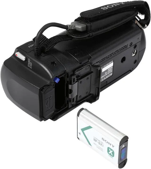 Alt view image 8 of 9 - SONY Handycam CX405 HDR-CX405/B Black 1/5.8'' back-illuminated Exmor R CMOS 2.7" 230.4K LCD 30X Optical Zoom Full HD HDD/Flash Memory Camcorder