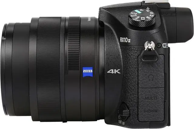 Alt view image 5 of 10 - SONY RX10 II Black 20.2 MP 8.3X Optical Zoom 25mm Wide Angle Digital Camera HDTV Output