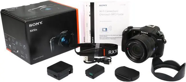 Alt view image 10 of 10 - SONY RX10 II Black 20.2 MP 8.3X Optical Zoom 25mm Wide Angle Digital Camera HDTV Output