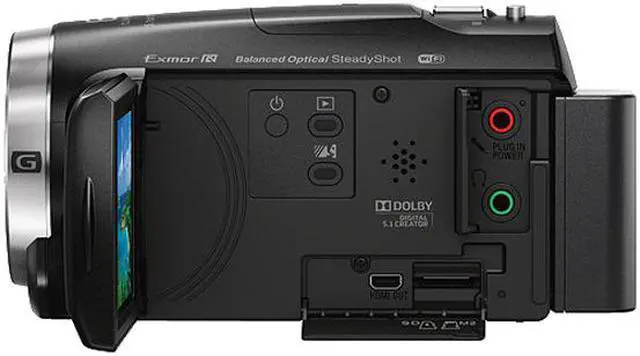 Alt view image 3 of 6 - Sony HDR-CX675 Handycam Full HD 1080p Camcorder (Black)