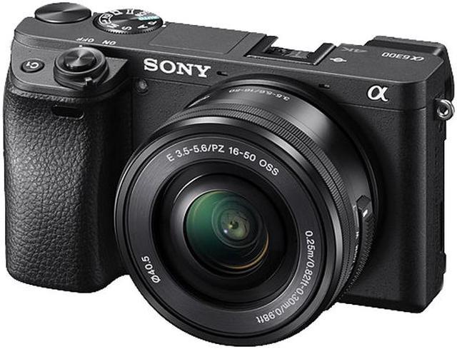 SONY Alpha a6300 ILCE-6300L Black Digital SLR Camera with 16-50 mm