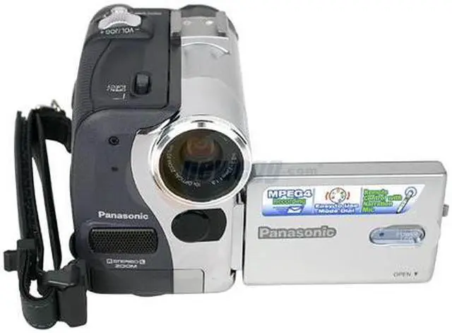 Alt view image 4 of 8 - Panasonic PV-GS55 1/6", 680K LCD 2.5" LCD 10X Optical Zoom MiniDV Camcorder