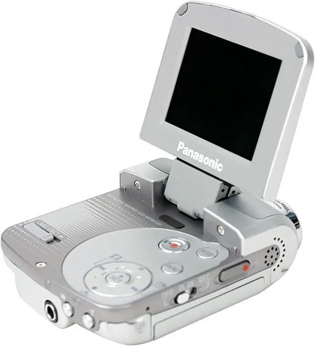 Alt view image 3 of 7 - Panasonic SV-AV25 1/3.2" 2.11 Megapixel CCD, 1.95 Megapixels Effective 2.0" 117K LCD HDD/Flash Memory Camcorder