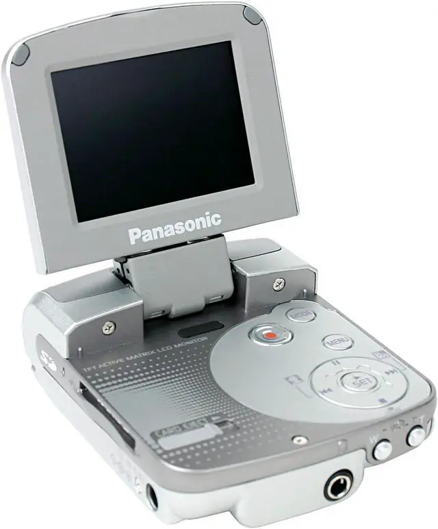 Alt view image 4 of 7 - Panasonic SV-AV25 1/3.2" 2.11 Megapixel CCD, 1.95 Megapixels Effective 2.0" 117K LCD HDD/Flash Memory Camcorder