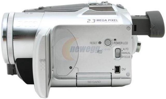 Alt view image 4 of 10 - Panasonic PV-GS150 1/6" 3CCD 2.5" 113K LCD LCD 10X Optical Zoom MiniDV Camcorder