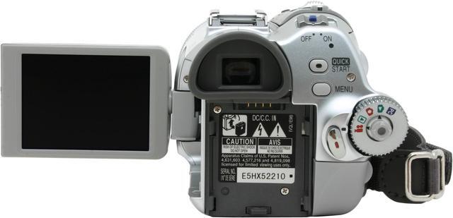 Alt view image 5 of 10 - Panasonic PV-GS150 1/6" 3CCD 2.5" 113K LCD LCD 10X Optical Zoom MiniDV Camcorder