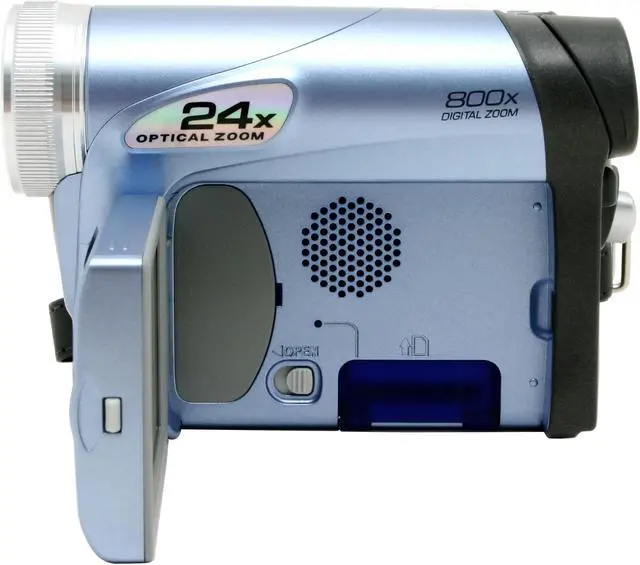 Alt view image 4 of 10 - Panasonic PV-GS19 680K pixels 2.5" LCD 39.5 - 948mm, 24x Optical Zoom MiniDV Camcorder