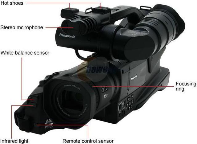 Alt view image 4 of 8 - Panasonic AG-DVC60 1/4" 3CCD 2.5" LCD 16X Optical Zoom MiniDV Camcorder