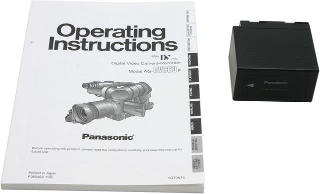 Alt view image 7 of 8 - Panasonic AG-DVC60 1/4" 3CCD 2.5" LCD 16X Optical Zoom MiniDV Camcorder