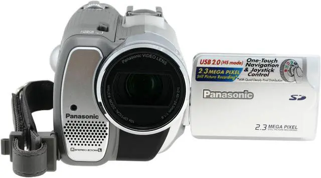 Alt view image 3 of 10 - Panasonic PV-GS180 1/6" 800K 3x CCD 2.5" 113K LCD 10X Optical Zoom MiniDV Camcorder