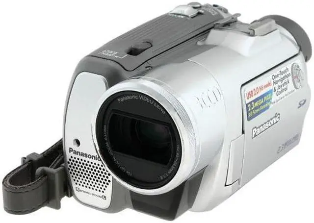 Alt view image 2 of 10 - Panasonic PV-GS180 1/6" 800K 3x CCD 2.5" 113K LCD 10X Optical Zoom MiniDV Camcorder