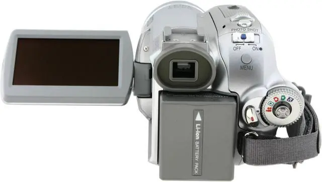 Alt view image 6 of 12 - Panasonic PV-GS300 1/6" 3CCD 2.7" 123K Wide LCD LCD 10X Optical Zoom MiniDV Camcorder