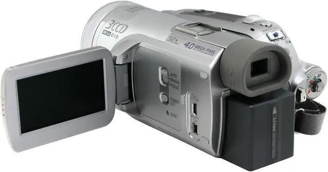 Alt view image 5 of 13 - Panasonic PV-GS500 1/4.7" 1.07MP 3CCD 2.7"  123K LCD 12X Optical Zoom MiniDV Camcorder