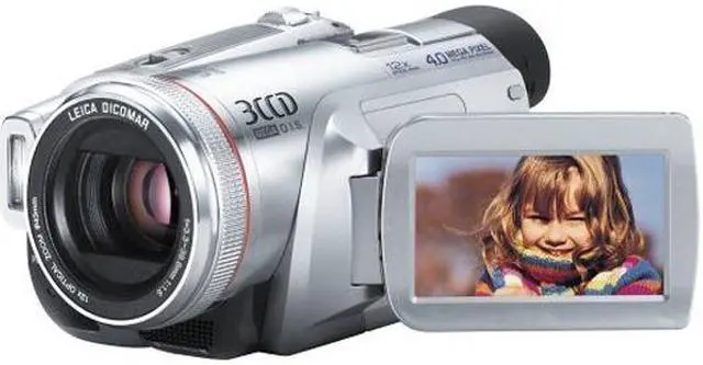 Main image of Panasonic PV-GS500 1/4.7" 1.07MP 3CCD 2.7"  123K LCD 12X Optical Zoom MiniDV Camcorder