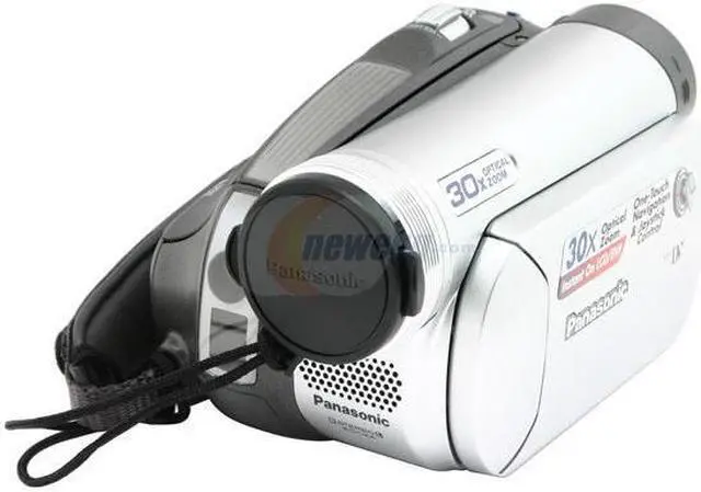Alt view image 2 of 11 - Panasonic PV-GS29 Silver 2.5"LCD 30X Optical Zoom Digital Camcorder