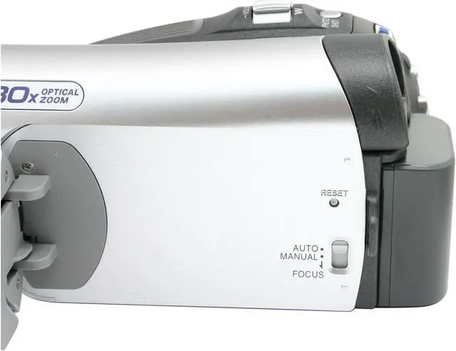 Alt view image 5 of 11 - Panasonic PV-GS29 Silver 2.5"LCD 30X Optical Zoom Digital Camcorder