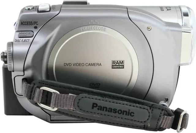 Alt view image 7 of 11 - Panasonic VDR-D300 1/6" 3 x CCD 2.7" 16:9 LCD 123K LCD 10X Optical Zoom DVD Camcorder