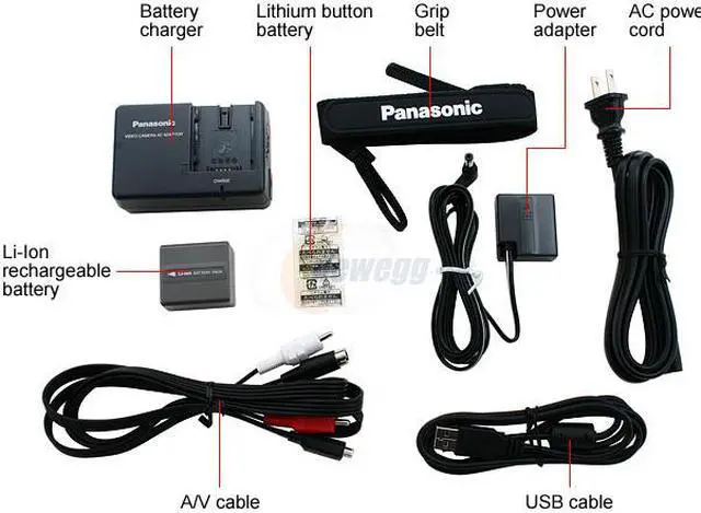 Alt view image 8 of 11 - Panasonic VDR-D300 1/6" 3 x CCD 2.7" 16:9 LCD 123K LCD 10X Optical Zoom DVD Camcorder
