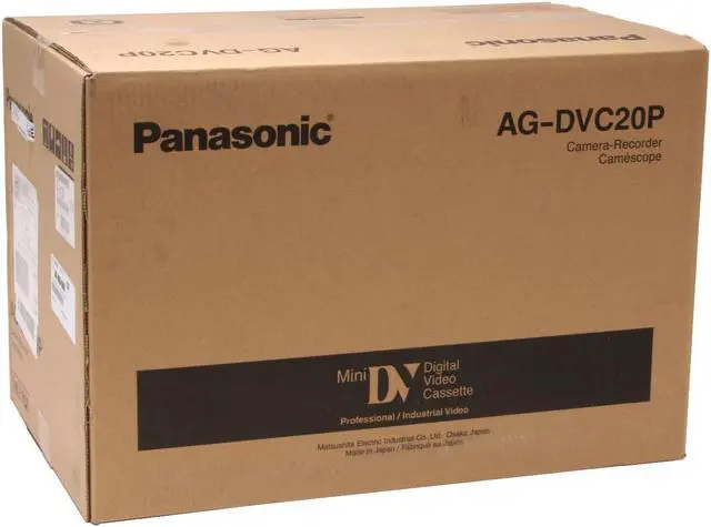 Alt view image 12 of 12 - Panasonic AG-DVC20 3CCD 2.5"LCD 10X Optical Zoom Professional Camcorder