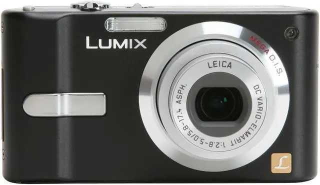 Alt view image 8 of 12 - Panasonic DMC-FX12K Black 7.2 MP 3X Optical Zoom Digital Camera