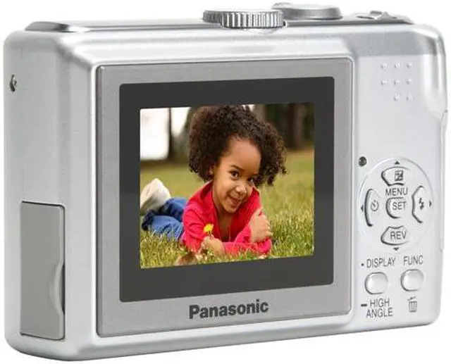 Alt view image 3 of 12 - Panasonic DMC-LS70S Silver 7.2 MP 3X Optical Zoom Digital Camera