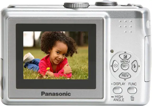Alt view image 4 of 12 - Panasonic DMC-LS70S Silver 7.2 MP 3X Optical Zoom Digital Camera