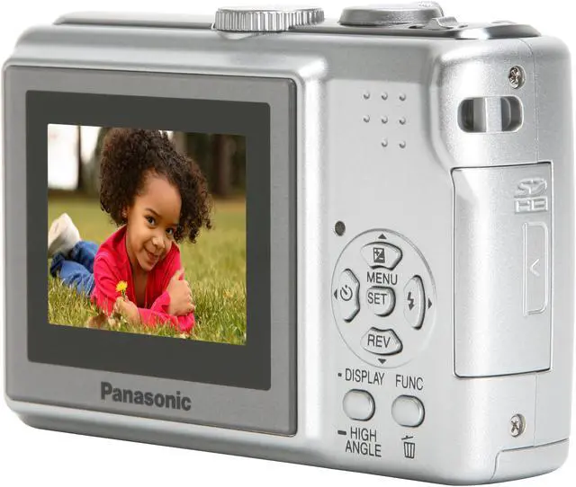 Alt view image 5 of 12 - Panasonic DMC-LS70S Silver 7.2 MP 3X Optical Zoom Digital Camera