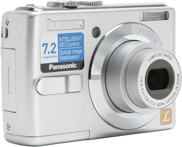 Alt view image 7 of 12 - Panasonic DMC-LS70S Silver 7.2 MP 3X Optical Zoom Digital Camera