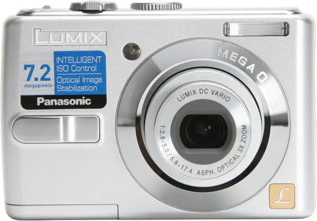 Alt view image 8 of 12 - Panasonic DMC-LS70S Silver 7.2 MP 3X Optical Zoom Digital Camera