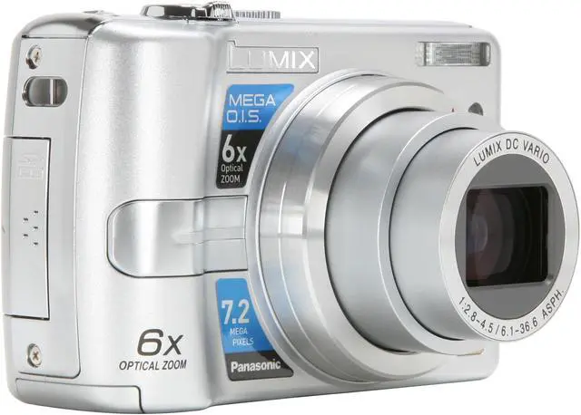 Alt view image 7 of 12 - Panasonic DMC-LZ6S Silver 7.2 MP 6X Optical Zoom Digital Camera