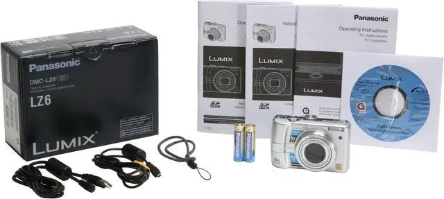 Alt view image 12 of 12 - Panasonic DMC-LZ6S Silver 7.2 MP 6X Optical Zoom Digital Camera