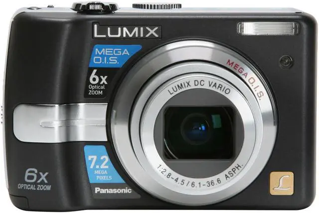 Alt view image 8 of 13 - Panasonic DMC-LZ7K Black 7.2 MP 6X Optical Zoom Digital Camera