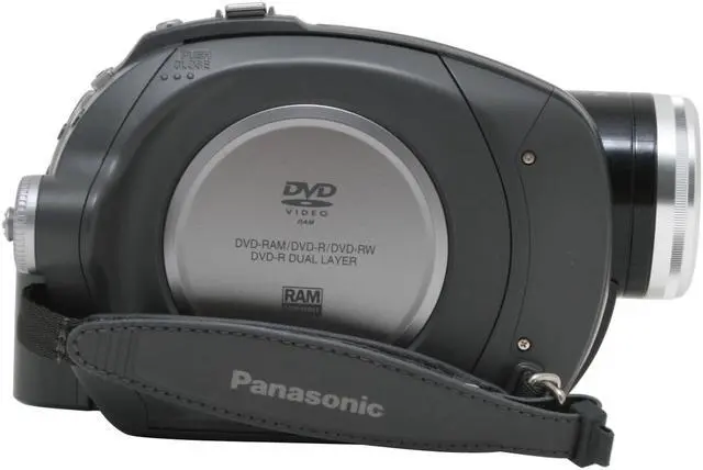 Alt view image 7 of 13 - Panasonic VDR-D230 Black 2.7"LCD 32X Optical Zoom DVD Palmcorder Camcorder