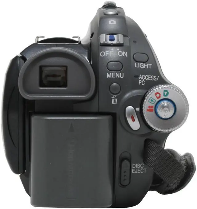 Alt view image 10 of 13 - Panasonic VDR-D230 Black 2.7"LCD 32X Optical Zoom DVD Palmcorder Camcorder