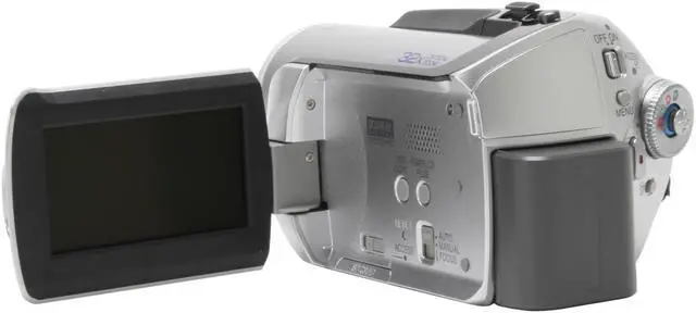 Alt view image 6 of 13 - Panasonic SDR-H18 1/6" CCD 2.7" 123K 32X Variable Speed Optical Zoom Hard Disk Drive/SD Palmcorder Camcorder