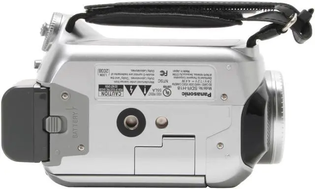 Alt view image 9 of 13 - Panasonic SDR-H18 1/6" CCD 2.7" 123K 32X Variable Speed Optical Zoom Hard Disk Drive/SD Palmcorder Camcorder