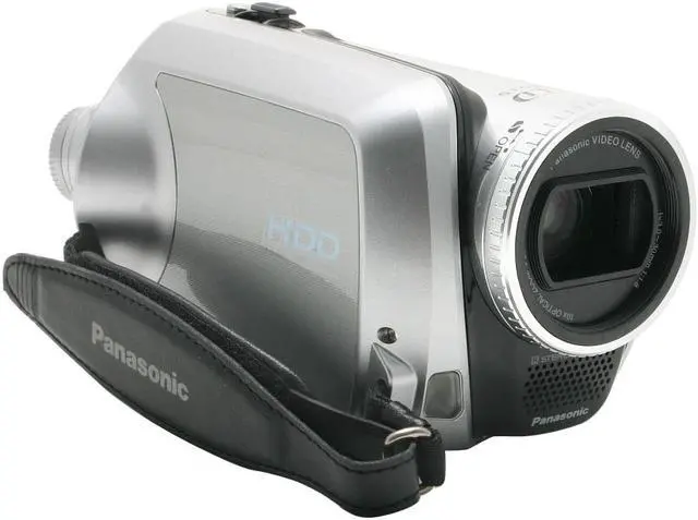 Main image of Panasonic SDR-H200 Black&Silver 3CCD 10X Variable Speed  30GB Hard Disk Drive/SD Palmcorder Camcorder