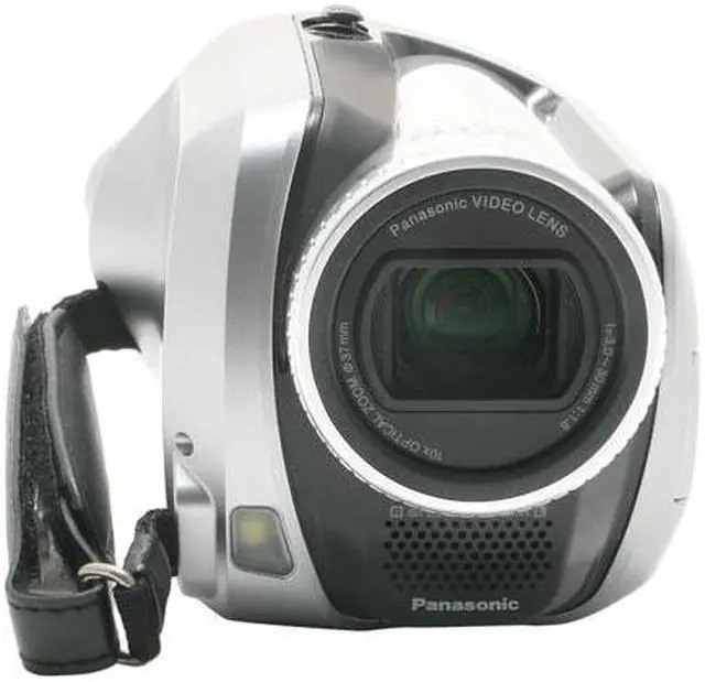 Alt view image 2 of 13 - Panasonic SDR-H200 Black&Silver 3CCD 10X Variable Speed  30GB Hard Disk Drive/SD Palmcorder Camcorder