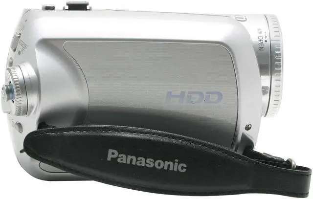 Alt view image 8 of 13 - Panasonic SDR-H200 Black&Silver 3CCD 10X Variable Speed  30GB Hard Disk Drive/SD Palmcorder Camcorder