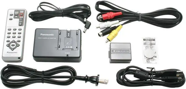 Alt view image 11 of 13 - Panasonic SDR-H200 Black&Silver 3CCD 10X Variable Speed  30GB Hard Disk Drive/SD Palmcorder Camcorder