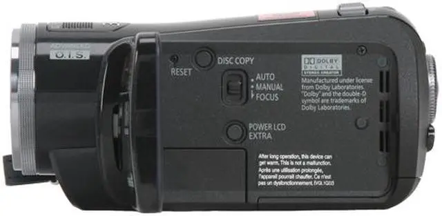 Alt view image 2 of 12 - Panasonic HDC-SD5 Black 3CCD 2.7"LCD 10X Variable Speed Optical Zoom High Definition Camcorder